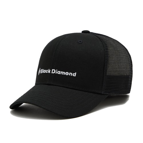 Black diamond trucker cap - diamond,