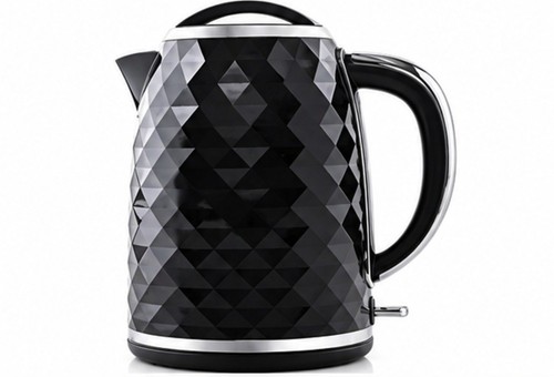 Black diamond textured kettle - diamond,