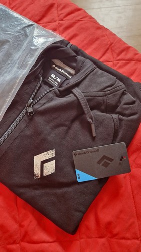 Black diamond chalked zip - black,